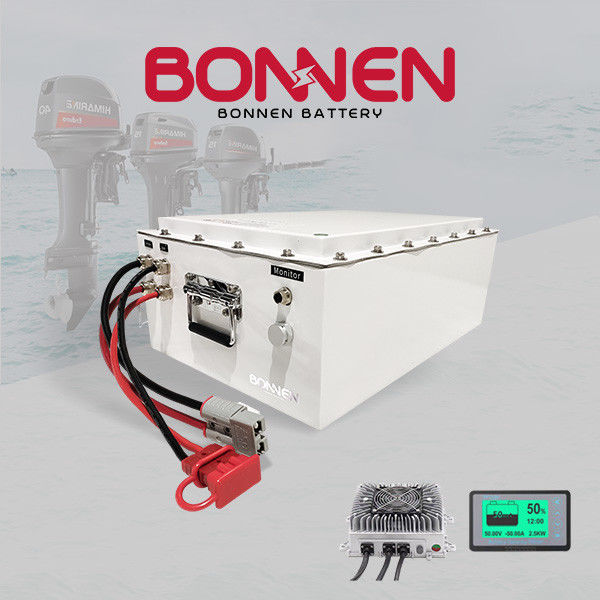 4.8KWH Tekne Lityum Bataryası Elektrik 96V 50Ah Dinlenme Tekneleri İçin Dış Bordo Lityum Bataryası