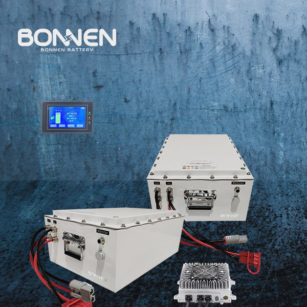 Teknelere 96V 50Ah Lityum Pil 5KWH Toplam Enerji ve Uzak LCD İzleme dahil